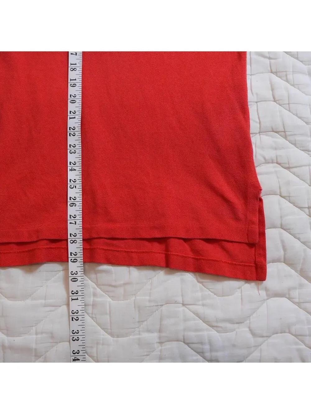 Polo Ralph Lauren Red Polo Shirt Mens Medium Custom Fit Pony Logo Classic Preppy